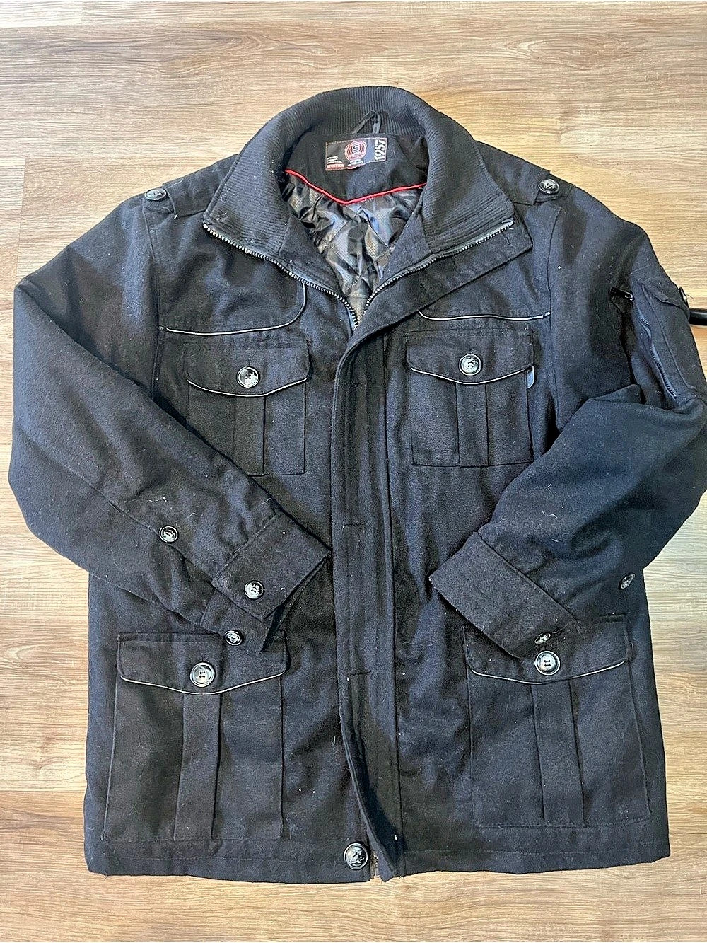 Sportier jacket Tactical Field Jacket Black Sz large